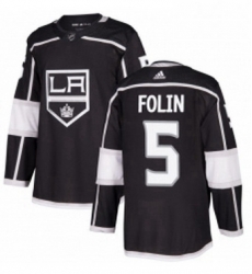 Mens Adidas Los Angeles Kings 5 Christian Folin Premier Black Home NHL Jersey Mens Adidas Los Angeles Kings 5 Christian Folin Premier Black Home NHL Jersey