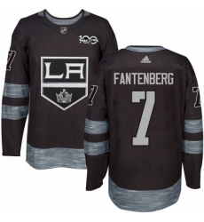 Mens Adidas Los Angeles Kings 7 Oscar Fantenberg Authentic Black 1917 2017 100th Anniversary NHL Jersey Mens Adidas Los Angeles Kings 7 Oscar Fantenberg Authentic Black 1917 2017 100th Anniversary NHL Jersey