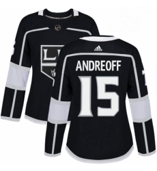 Womens Adidas Los Angeles Kings 15 Andy Andreoff Authentic Black Home NHL Jersey Womens Adidas Los Angeles Kings 15 Andy Andreoff Authentic Black Home NHL Jersey