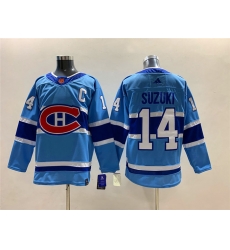 Men Montreal Canadiens 14 Nick Suzuki 2022 23 Reverse Retro Stitched Jersey Men Montreal Canadiens 14 Nick Suzuki 2022 23 Reverse Retro Stitched Jersey