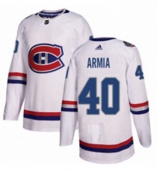 Mens Adidas Montreal Canadiens 40 Joel Armia Authentic White 2017 100 Classic NHL Jersey Mens Adidas Montreal Canadiens 40 Joel Armia Authentic White 2017 100 Classic NHL Jersey