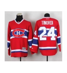 NHL Jerseys Montreal Canadiens #24 Tinordi red