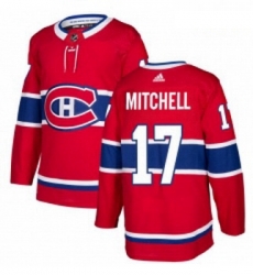Youth Adidas Montreal Canadiens 17 Torrey Mitchell Authentic Red Home NHL Jersey Youth Adidas Montreal Canadiens 17 Torrey Mitchell Authentic Red Home NHL Jersey