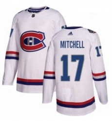 Youth Adidas Montreal Canadiens 17 Torrey Mitchell Authentic White 2017 100 Classic NHL Jersey Youth Adidas Montreal Canadiens 17 Torrey Mitchell Authentic White 2017 100 Classic NHL Jersey