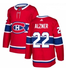 Youth Adidas Montreal Canadiens 22 Karl Alzner Premier Red Home NHL Jersey Youth Adidas Montreal Canadiens 22 Karl Alzner Premier Red Home NHL Jersey