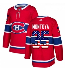 Youth Adidas Montreal Canadiens 35 Al Montoya Authentic Red USA Flag Fashion NHL Jersey Youth Adidas Montreal Canadiens 35 Al Montoya Authentic Red USA Flag Fashion NHL Jersey