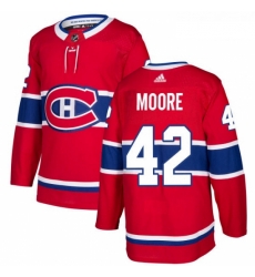 Youth Adidas Montreal Canadiens 42 Dominic Moore Premier Red Home NHL Jersey Youth Adidas Montreal Canadiens 42 Dominic Moore Premier Red Home NHL Jersey