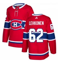 Youth Adidas Montreal Canadiens 62 Artturi Lehkonen Authentic Red Home NHL Jersey Youth Adidas Montreal Canadiens 62 Artturi Lehkonen Authentic Red Home NHL Jersey