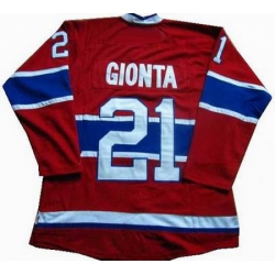 Youth Montreal Canadiens #21 GIONTA Red