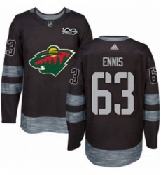 Mens Adidas Minnesota Wild 63 Tyler Ennis Premier Black 1917 2017 100th Anniversary NHL Jersey Mens Adidas Minnesota Wild 63 Tyler Ennis Premier Black 1917 2017 100th Anniversary NHL Jersey