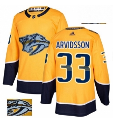 Mens Adidas Nashville Predators 33 Viktor Arvidsson Authentic Gold Fashion Gold NHL Jersey Mens Adidas Nashville Predators 33 Viktor Arvidsson Authentic Gold Fashion Gold NHL Jersey