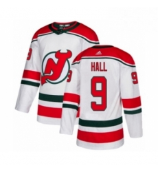 Mens Adidas New Jersey Devils 9 Taylor Hall Premier White Alternate NHL Jersey Mens Adidas New Jersey Devils 9 Taylor Hall Premier White Alternate NHL Jersey