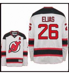 New Jersey Devils #26 Elias Red Hockey white Jersey New Jersey Devils #26 Elias Red Hockey white Jersey