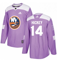 Mens Adidas New York Islanders 14 Thomas Hickey Authentic Purple Fights Cancer Practice NHL Jersey Mens Adidas New York Islanders 14 Thomas Hickey Authentic Purple Fights Cancer Practice NHL Jersey