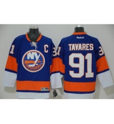 New York Islanders #91 John Tavares Light Blue Stitched Jersey New York Islanders #91 John Tavares Light Blue Stitched Jersey