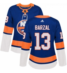 Womens Adidas New York Islanders 13 Mathew Barzal Authentic Royal Blue Home NHL Jersey Womens Adidas New York Islanders 13 Mathew Barzal Authentic Royal Blue Home NHL Jersey