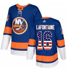 Youth Adidas New York Islanders 16 Pat LaFontaine Authentic Royal Blue USA Flag Fashion NHL Jersey Youth Adidas New York Islanders 16 Pat LaFontaine Authentic Royal Blue USA Flag Fashion NHL Jersey