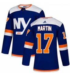Youth Adidas New York Islanders 17 Matt Martin Premier Blue Alternate NHL Jersey Youth Adidas New York Islanders 17 Matt Martin Premier Blue Alternate NHL Jersey