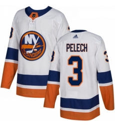 Youth Adidas New York Islanders 3 Adam Pelech Authentic White Away NHL Jersey Youth Adidas New York Islanders 3 Adam Pelech Authentic White Away NHL Jersey