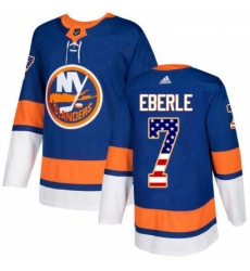 Youth Adidas New York Islanders 7 Jordan Eberle Authentic Royal Blue USA Flag Fashion NHL Jersey Youth Adidas New York Islanders 7 Jordan Eberle Authentic Royal Blue USA Flag Fashion NHL Jersey