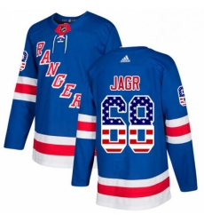 Mens Adidas New York Rangers 68 Jaromir Jagr Authentic Royal Blue USA Flag Fashion NHL Jersey Mens Adidas New York Rangers 68 Jaromir Jagr Authentic Royal Blue USA Flag Fashion NHL Jersey