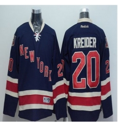 New York Rangers #20 Chris Kreider Dark Blue 85TH Anniversary Third Stitched NHL Jersey New York Rangers #20 Chris Kreider Dark Blue 85TH Anniversary Third Stitched NHL Jersey