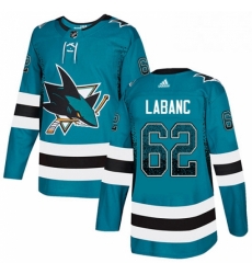 Mens Adidas San Jose Sharks 62 Kevin Labanc Authentic Teal Drift Fashion NHL Jersey Mens Adidas San Jose Sharks 62 Kevin Labanc Authentic Teal Drift Fashion NHL Jersey