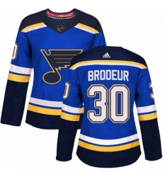 Womens Adidas St Louis Blues 30 Martin Brodeur Authentic Royal Blue Home NHL Jersey Womens Adidas St Louis Blues 30 Martin Brodeur Authentic Royal Blue Home NHL Jersey