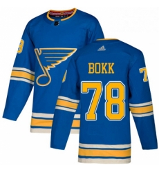Youth Adidas St Louis Blues 78 Dominik Bokk Authentic Navy Blue Alternate NHL Jersey Youth Adidas St Louis Blues 78 Dominik Bokk Authentic Navy Blue Alternate NHL Jersey