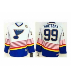 Youth NHL Jerseys St. Louis Blues #99 Gretzky white Youth NHL Jerseys St. Louis Blues #99 Gretzky white