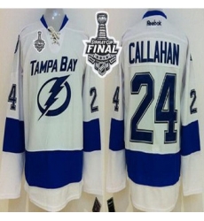 Tampa Bay Lightning #24 Ryan Callahan White 2015 Stanley Cup Stitched Youth NHL Jersey Tampa Bay Lightning #24 Ryan Callahan White 2015 Stanley Cup Stitched Youth NHL Jersey
