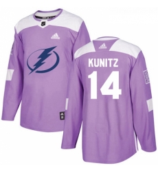 Youth Adidas Tampa Bay Lightning 14 Chris Kunitz Authentic Purple Fights Cancer Practice NHL Jersey Youth Adidas Tampa Bay Lightning 14 Chris Kunitz Authentic Purple Fights Cancer Practice NHL Jersey
