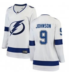 Women Adidas Tampa Bay Lightning 9 Tyler Johnson Premier White Home NHL Jersey Women Adidas Tampa Bay Lightning 9 Tyler Johnson Premier White Home NHL Jersey