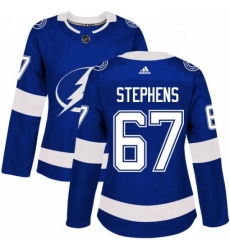 Womens Adidas Tampa Bay Lightning 67 Mitchell Stephens Authentic Royal Blue Home NHL Jersey Womens Adidas Tampa Bay Lightning 67 Mitchell Stephens Authentic Royal Blue Home NHL Jersey