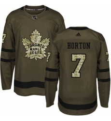 Youth Adidas Toronto Maple Leafs 7 Tim Horton Authentic Green Salute to Service NHL Jersey Youth Adidas Toronto Maple Leafs 7 Tim Horton Authentic Green Salute to Service NHL Jersey