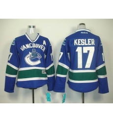 Women vancouver canucks #17 Ryan Kesler Blue jerseys Women vancouver canucks #17 Ryan Kesler Blue jerseys