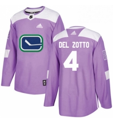 Youth Adidas Vancouver Canucks 4 Michael Del Zotto Authentic Purple Fights Cancer Practice NHL Jersey Youth Adidas Vancouver Canucks 4 Michael Del Zotto Authentic Purple Fights Cancer Practice NHL Jersey