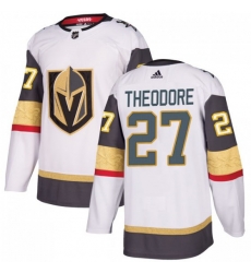 Men Vegas Golden Knights 27 Shea Theodore White NHL Jersey Men Vegas Golden Knights 27 Shea Theodore White NHL Jersey