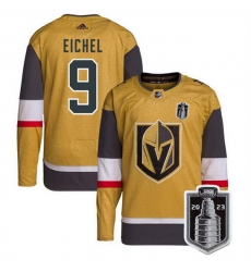 Men Vegas Golden Knights 9 Jack Eichel Gold 2023 Stanley Cup Final Stitched Jersey Men Vegas Golden Knights 9 Jack Eichel Gold 2023 Stanley Cup Final Stitched Jersey