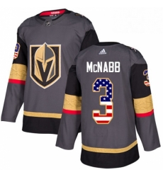 Mens Adidas Vegas Golden Knights 3 Brayden McNabb Authentic Gray USA Flag Fashion NHL Jersey Mens Adidas Vegas Golden Knights 3 Brayden McNabb Authentic Gray USA Flag Fashion NHL Jersey