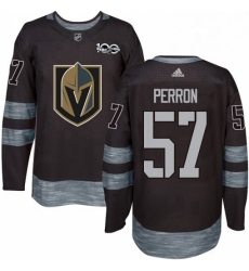 Mens Adidas Vegas Golden Knights 57 David Perron Authentic Black 1917 2017 100th Anniversary NHL Jersey Mens Adidas Vegas Golden Knights 57 David Perron Authentic Black 1917 2017 100th Anniversary NHL Jersey