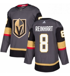 Mens Adidas Vegas Golden Knights 8 Griffin Reinhart Premier Gray Home NHL Jersey Mens Adidas Vegas Golden Knights 8 Griffin Reinhart Premier Gray Home NHL Jersey
