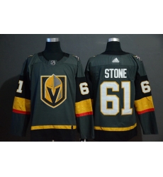 Vegas Golden Knights 61 Mark Stone Gray With Special Glittery Logo Adidas Jersey Vegas Golden Knights 61 Mark Stone Gray With Special Glittery Logo Adidas Jersey