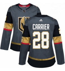 Womens Adidas Vegas Golden Knights 28 William Carrier Authentic Gray Home NHL Jersey Womens Adidas Vegas Golden Knights 28 William Carrier Authentic Gray Home NHL Jersey