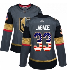 Womens Adidas Vegas Golden Knights 33 Maxime Lagace Authentic Gray USA Flag Fashion NHL Jersey Womens Adidas Vegas Golden Knights 33 Maxime Lagace Authentic Gray USA Flag Fashion NHL Jersey