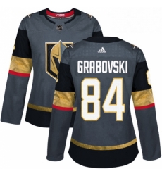 Womens Adidas Vegas Golden Knights 84 Mikhail Grabovski Authentic Gray Home NHL Jersey Womens Adidas Vegas Golden Knights 84 Mikhail Grabovski Authentic Gray Home NHL Jersey