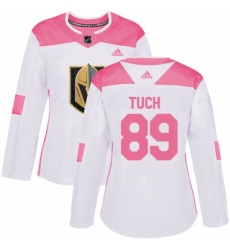 Womens Adidas Vegas Golden Knights 89 Alex Tuch Authentic WhitePink Fashion NHL Jersey Womens Adidas Vegas Golden Knights 89 Alex Tuch Authentic WhitePink Fashion NHL Jersey
