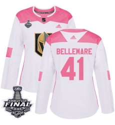 womens pierre edouard bellemare vegas golden knights jersey white pink adidas 41 nhl 2018 stanley cup final authentic fashion womens pierre edouard bellemare vegas golden knights jersey white pink adidas 41 nhl 2018 stanley cup final authentic fashion