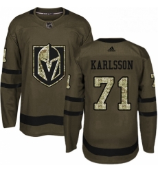 Youth Adidas Vegas Golden Knights 71 William Karlsson Authentic Green Salute to Service NHL Jersey Youth Adidas Vegas Golden Knights 71 William Karlsson Authentic Green Salute to Service NHL Jersey