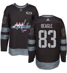 Capitals #83 Jay Beagle Black 1917 2017 100th Anniversary Stitched NHL Jersey Capitals #83 Jay Beagle Black 1917 2017 100th Anniversary Stitched NHL Jersey